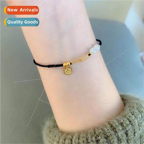 Little Tiger Bracelet Women Zodiac Tiger Braided Red Rope HR