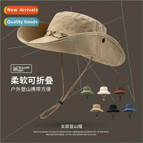 American retro western cowboy hat female Spice Girls wind fi