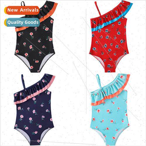 2023 New Europe Childrens One-piece Swimsu Womens Older and