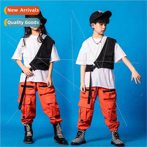 Childrens set dance su boy hip-hop tide clothing handsome ve