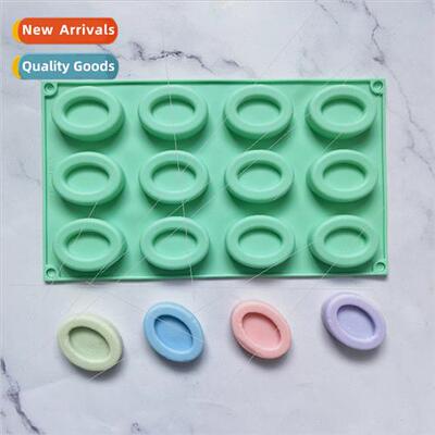 licone 12 elliptical donuts chocolate DIY cake Ice cube cook