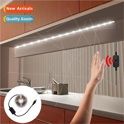 5V HSweep LED ght ght USB Strip ght Sensor Warm Whe ght Bedr
