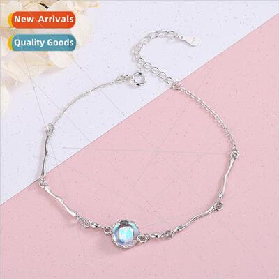 S925 lver Slender Wicker Bracelet S925 lver Mermaid Tears Cr