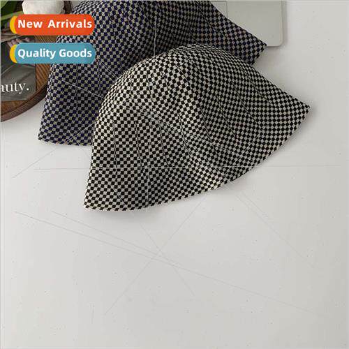 Small thousbird nest knted bucket hat female fall winter rou