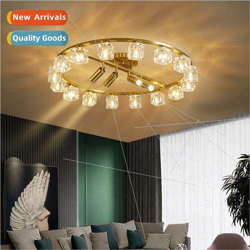 Scandinavian copper lamp ceiling light light luxury living r