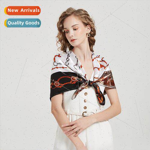 22 spring summer new silk scarf women thirty satin gift scar