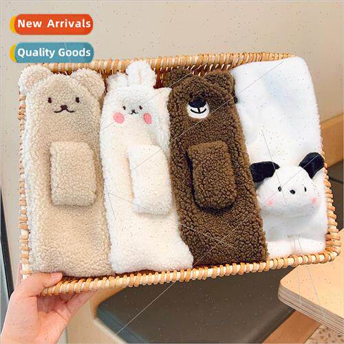 2023 winter new children plush high-color cute lamb cartoon