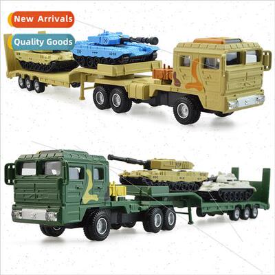 1:64 alloy tank transporter model simulation milary vehicles