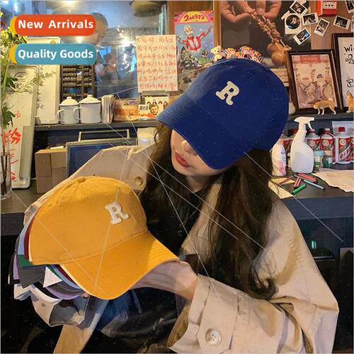 Korean  baseball cap female R  soft top cotton hundred wh du