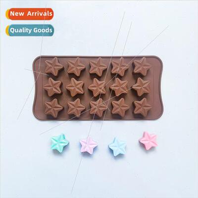 licone 15pcs Pentagram Chocolate 531 Cake Jelly Pudding Soap