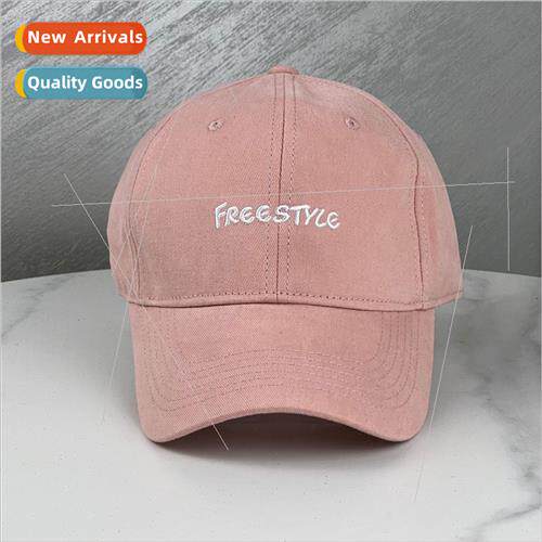 Korea  retro men letters embroidery big head around baseball