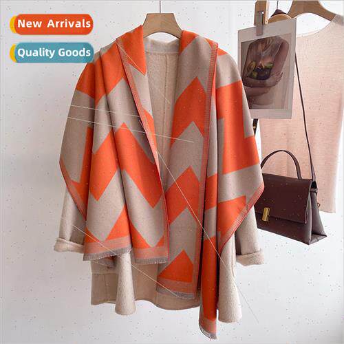 Korea  simple wave fashion double-sided scarf female imation