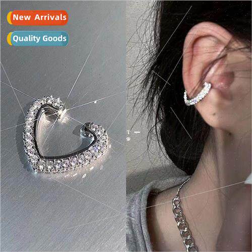 Drilling love ear bone clip female niche hundred wh no ear h