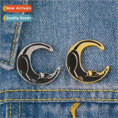 Europe Uned States creative cat alloy brooch collar accessor