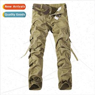 men work pants New solid plus fashion color fat