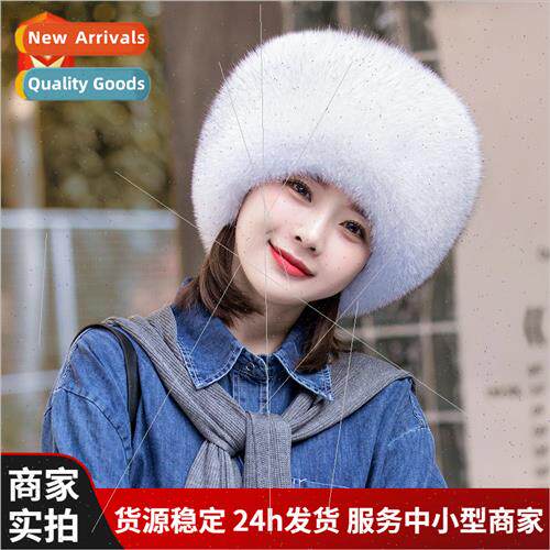 Whole skin fox hair hat female winter fur hat Mongolia cap w