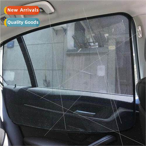 Car Window Sunshade Magnetic Mesh Screen Sunscreen Heat Insu