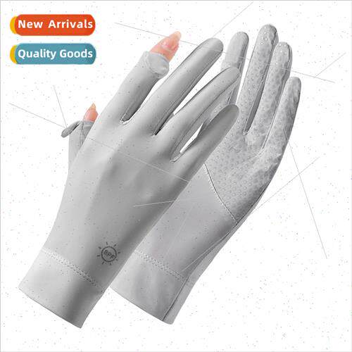 Sunscreen gloves summer breathable thin section of ice silk
