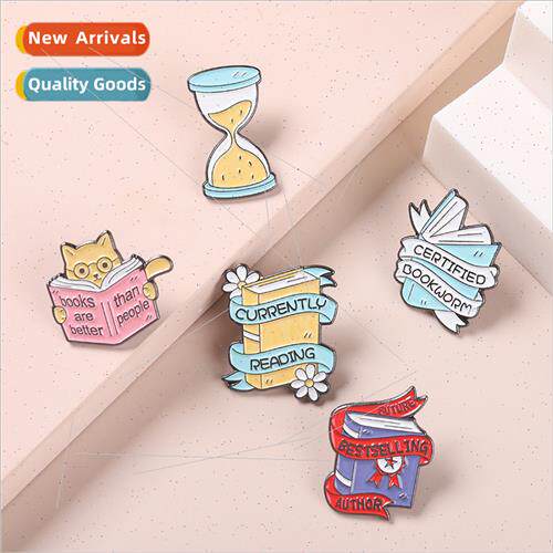 New personalised creative cat looking at time book hourglass