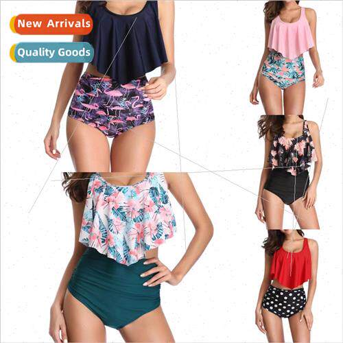 2023 new Europe swimsu women spl large size multi-color sexy