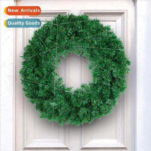 pvc wreath door hanging Christmas decoration female color ra