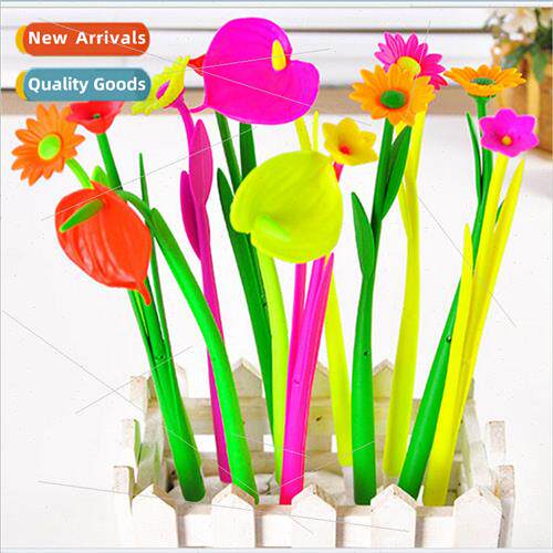 Creative stationery plant flower neutral pen cute soft grass