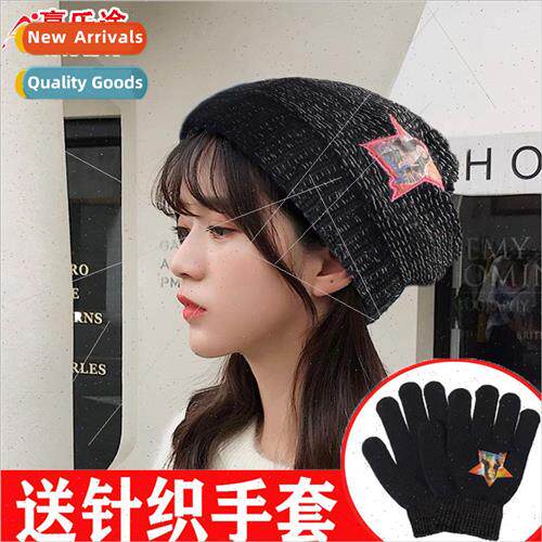 Autumn winter new hat female nd personaly beret set head cap