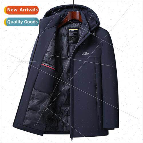 Middle-aged elderly cotton jacket men winter thickened 2023