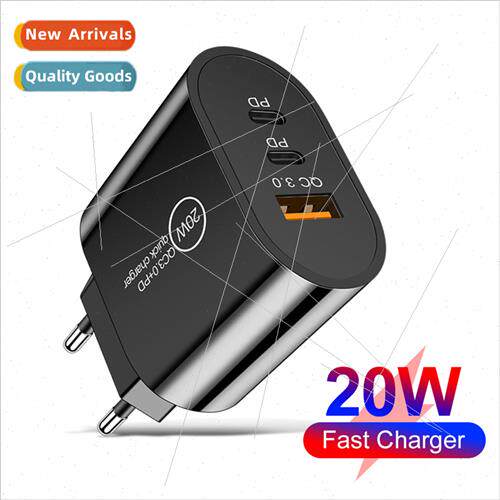 New 2.4A USB+2PD Type-c Cell Phone Charger Multi-Port U.S.-S