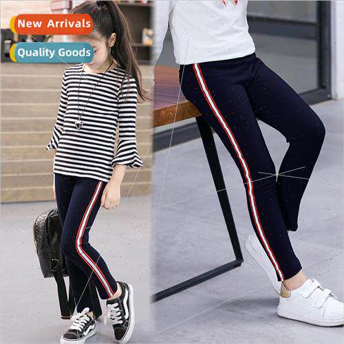 Girls new bottoms fall children side stripes Korea  girls sp