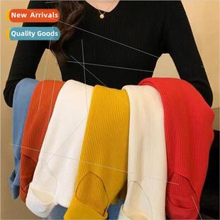 hundred fall high winter female neck shirt Half bottoming