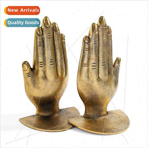 Palm metal zinc alloy material book stbookends book holder b