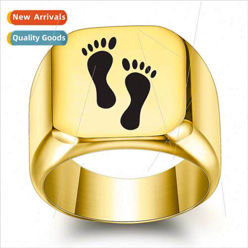Fashion simple ins mother day gift mother child footprint ta