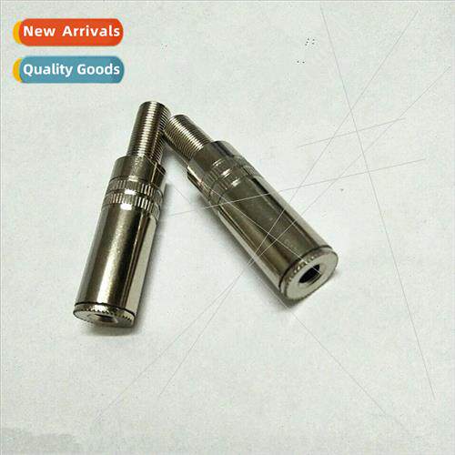 All-metal nickel-plated 3.5MM audio socket soldered 3.5 fema