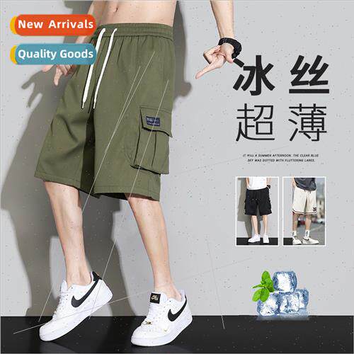 Work shorts men 2023 new boys summer nd fashion shorts multi