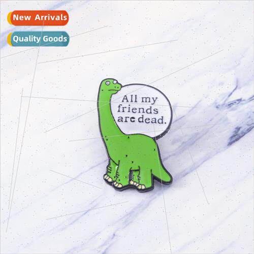 Cartoon Green Dinosaur Alphabet AII My Friends Personalised