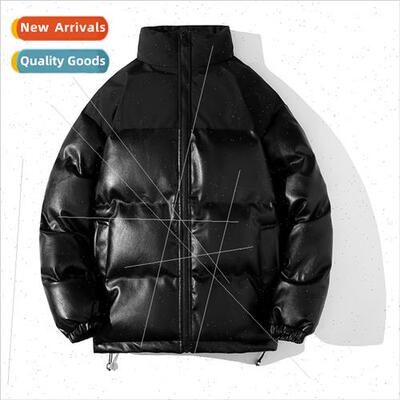 Winter jacket men new stand-up collar cotton jacket thickene