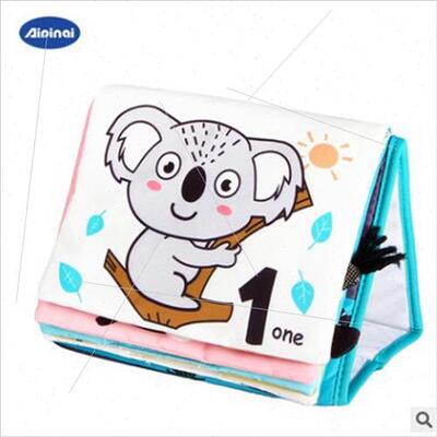 Baby Early Learning Cloth Book Animal Calendar Cloth Book Ba
