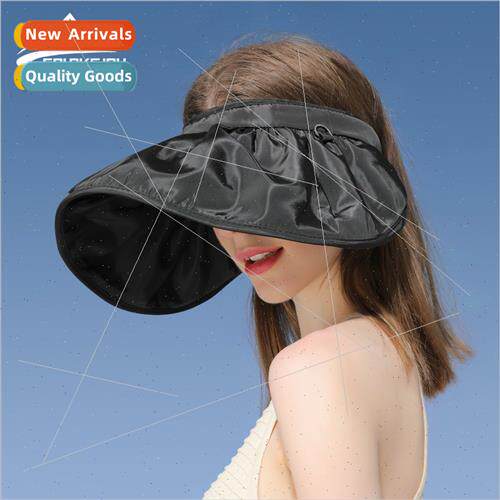 Summer new sunscreen hollow top hat womens outdoor sports br