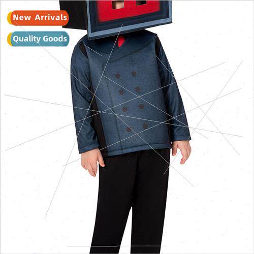 New Halloween Horror Games Stereoscopic TV Man Costume One-p