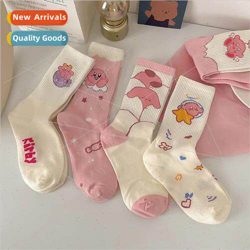 Socks female Korea mid-calf socks autumn and winter ins tide