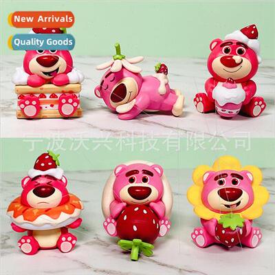 Strawberry bear doll dessert party unlucky bear doll twister