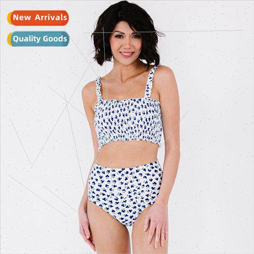 Europe small fresh student spl swimsu female halter small br