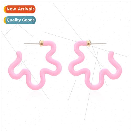 New candy earrings bohemian temperament wild geometric alloy