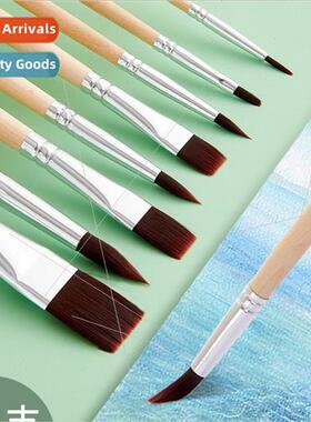 Gouache Brushes Set Painting Watercolour Brushes Nylon Hair