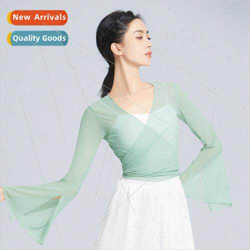 Classical dance body rhyme sarong fluttering flare long-slee