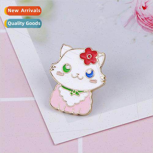 Japan jewelry brooch cute cute kten cat star cat oil drop br