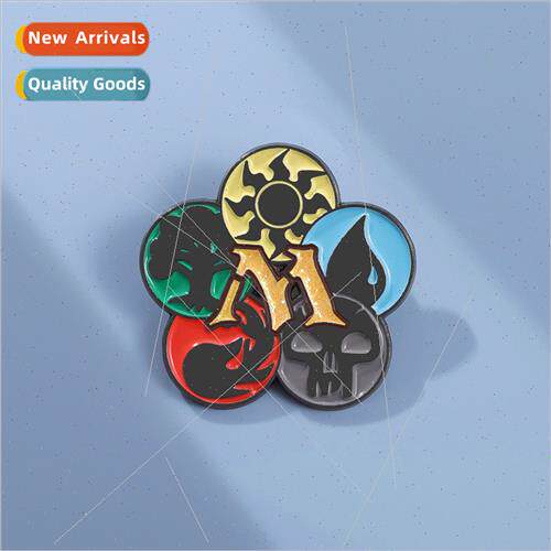 New dark gothic alloy lacquer badge niche design M comics fi