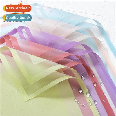 Korea Puffy skirt jelly film matte paper rose flower wrappin