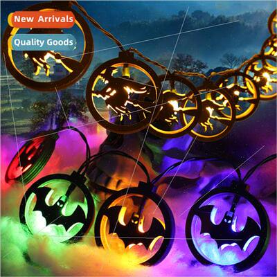 Halloween LED Decoration ghts Wooden String ghts WaterproBat